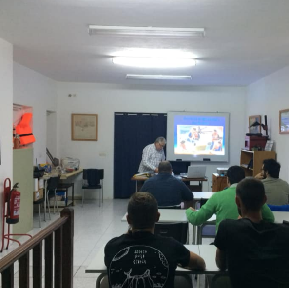 Aula prática da Escola Náutica MAP